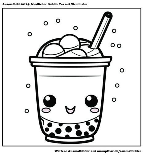 ausmalbilder buble tea|Ausmalbilder Bubble Tea zum Ausdrucken